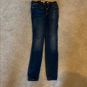 Frame Blue Skinny Jeans